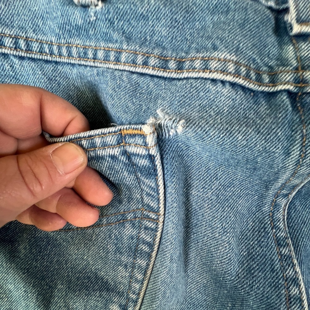 Carhartt Traditional Fit Jeans Mens 36x31.5‎ Blue Denim Cotton Straight Mid Rise - Picture 11 of 13
